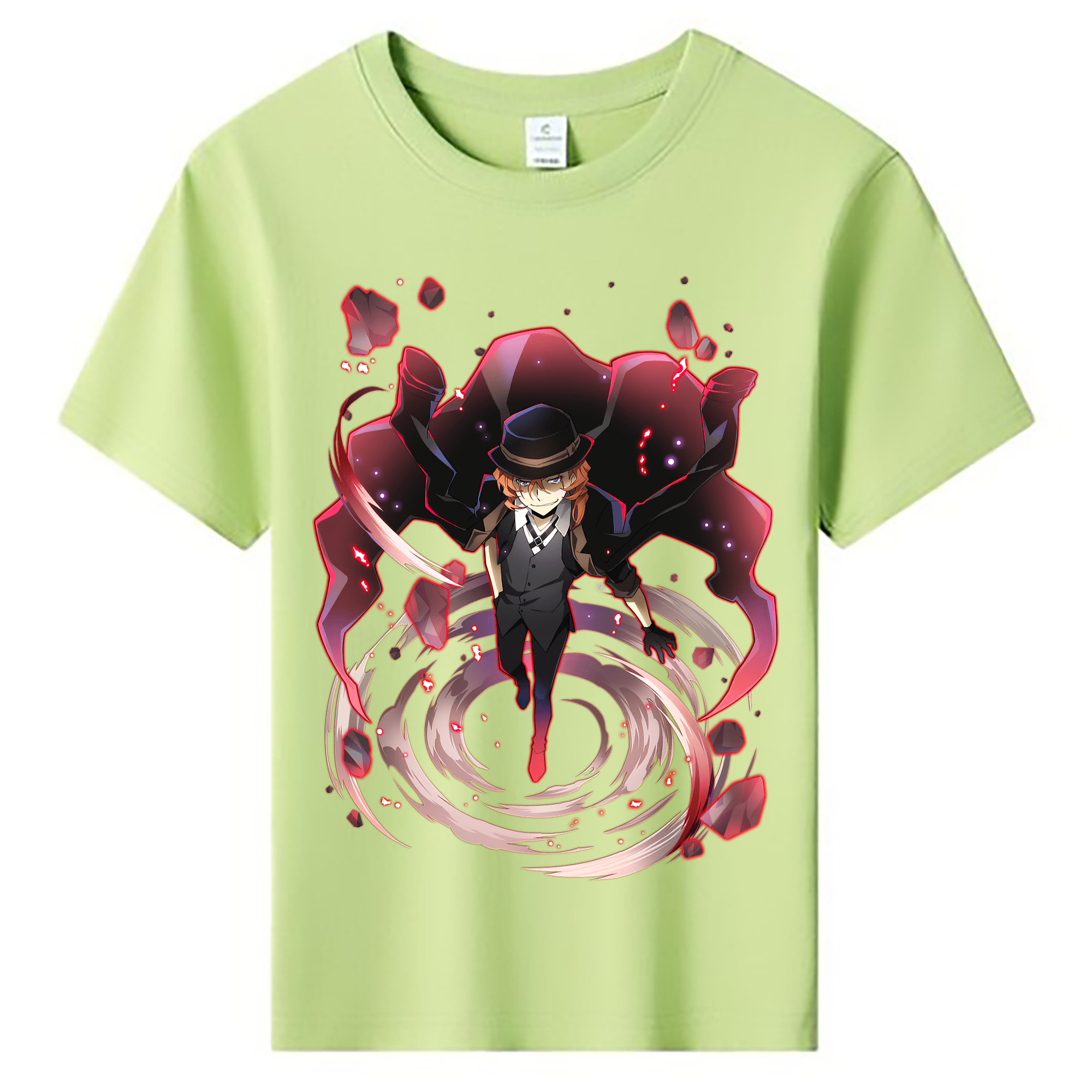 （画像用） 文豪ストレイドッグス Bungo Stray Dogs 綿100％キッズTシャツ（フロントプリント）